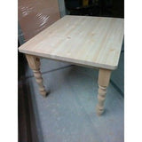 Solid Pine Farmhouse Tables Made to Size - Woodliving