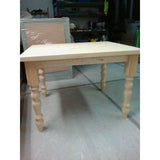 Solid Pine Farmhouse Tables Made to Size - Woodliving