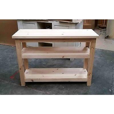 Solid Pine Shelf Unit / Bookcase / Kitchen Island / Shoe Rack