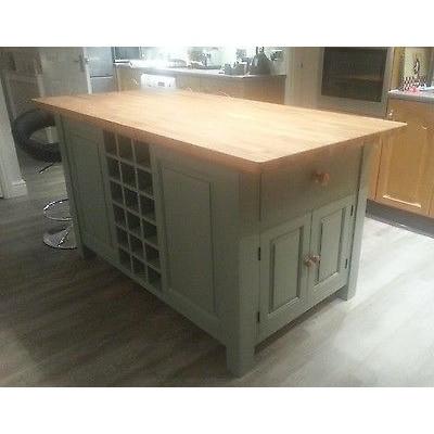 Solid Pine Island Unit, painted to your specification - Woodliving