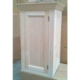 Solid pine kitchen wall cupboard (single door) - Woodliving