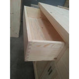 Solid Pine Dresser Base Free Standing - Woodliving