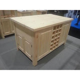 Solid Pine Island Unit, painted to your specification - Woodliving