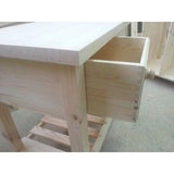 Solid Pine Butchers Block with Drawer - Woodliving