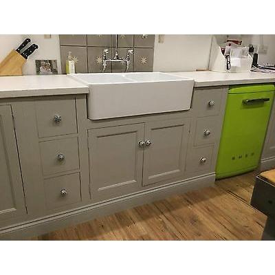 Solid Wood Belfast Sink Base Unit