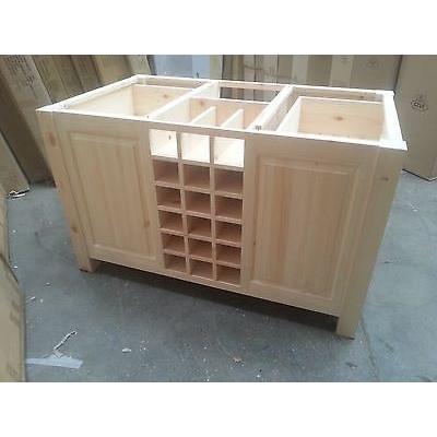 Solid Pine Island Unit, painted to your specification