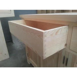 Solid Pine Dresser Base Free Standing - Woodliving
