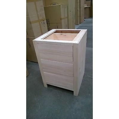 Solid Pine Kitchen Base Unit with 3 drawers