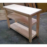 Solid Pine Shelf Unit / Bookcase / Kitchen Island / Shoe Rack - Woodliving