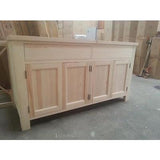 Solid Pine Dresser Base Free Standing - Woodliving