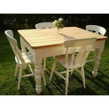 Solid Pine Farmhouse Tables Made to Size - Woodliving