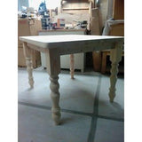 Solid Pine Farmhouse Tables Made to Size - Woodliving
