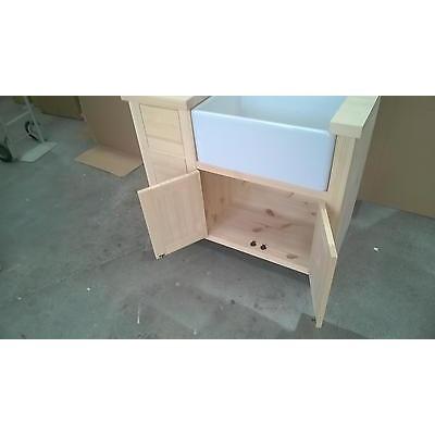 Solid Pine Sink Kitchen Unit INCLUDING Sink
