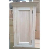 Solid pine kitchen wall cupboard (single door) - Woodliving
