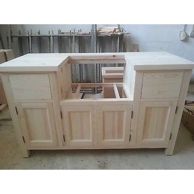 Solid Pine Sink Kitchen Unit INCLUDING new Belfast Sink