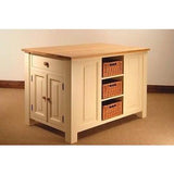 Solid Pine Island Unit, painted to your specification - Woodliving
