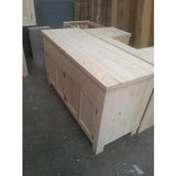 Solid Pine Dresser Base Free Standing - Woodliving