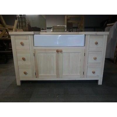 Solid Wood Belfast Sink Base Unit