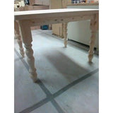 Solid Pine Farmhouse Tables Made to Size - Woodliving