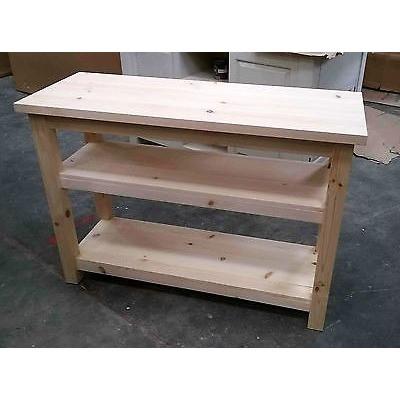 Solid Pine Shelf Unit / Bookcase / Kitchen Island / Shoe Rack