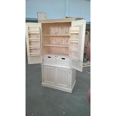 Solid Pine Larder / Pantry Cupboard - Woodliving