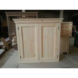 Solid pine kitchen wall cupboard - Woodliving
