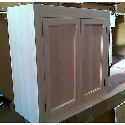 Solid pine kitchen wall cupboard (without cornice) - Woodliving