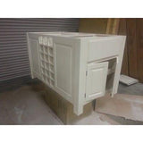 Solid Pine Island Unit, painted to your specification - Woodliving