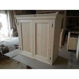 Solid pine kitchen wall cupboard - Woodliving