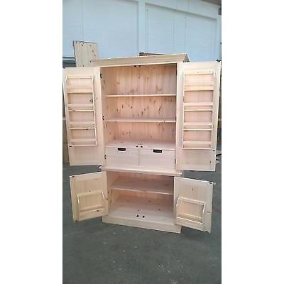 Solid Pine Larder / Pantry Cupboard
