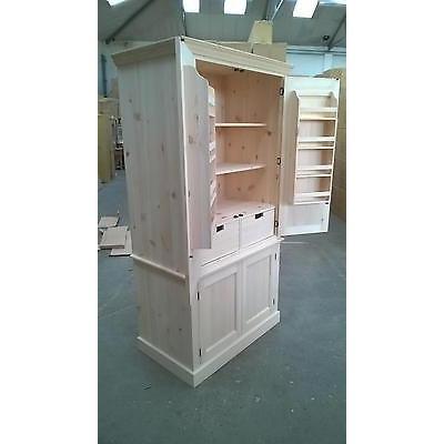 Solid Pine Larder / Pantry Cupboard