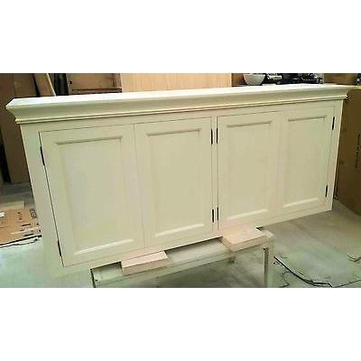 Solid pine kitchen wall cupboard 4 doors - Woodliving