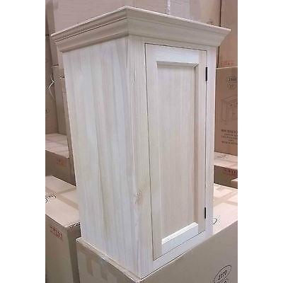 Solid pine kitchen wall cupboard (single door)