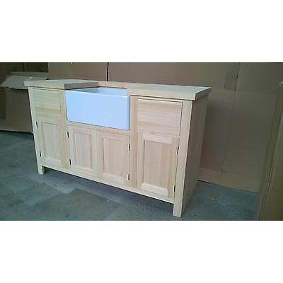 Solid Pine Sink Kitchen Unit INCLUDING new Belfast Sink