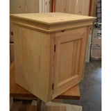 Solid pine kitchen wall cupboard - Woodliving