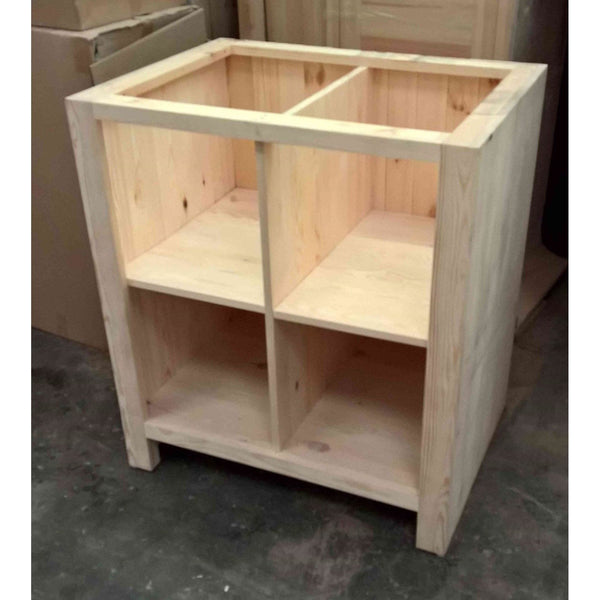 Solid pine Shelving Base Unit