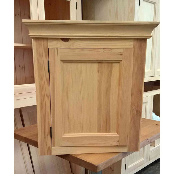 Solid pine kitchen wall cupboard