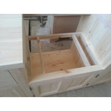 Solid Pine Belfast Sink Kitchen Unit for 600mm width sink - Woodliving