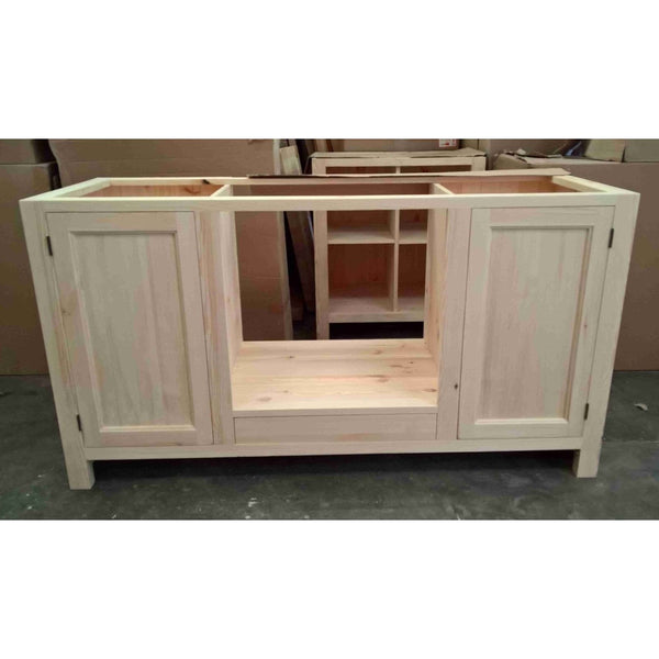Solid pine Oven Housing Unit with 2 doors + drawer - Woodliving