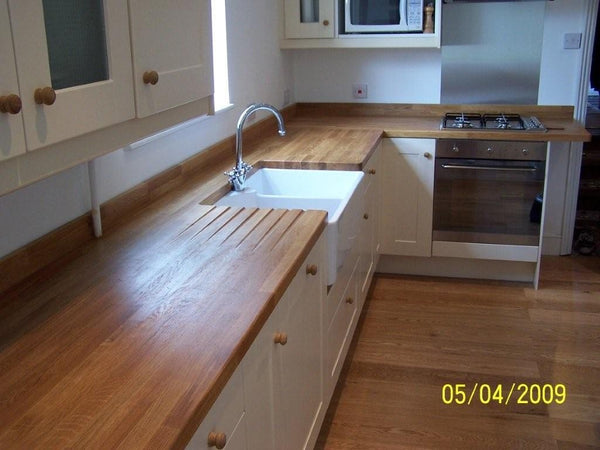 Oak Worktop 40mm Staves